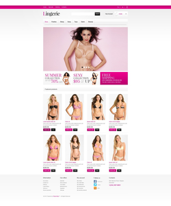 PrestaShop e-shop šablona na téma Móda č. 41143