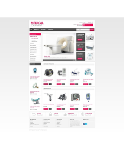 PrestaShop e-shop šablona na téma Lékařské č. 41795
