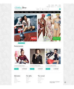 PrestaShop e-shop šablona na téma Móda č. 41904