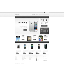 PrestaShop e-shop šablona na téma Elektronika č. 43093