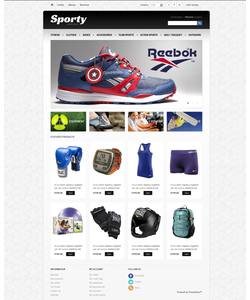 PrestaShop e-shop šablona na téma Sport č. 43471