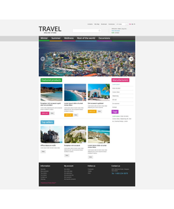 PrestaShop e-shop šablona na téma Cestování č. 43477