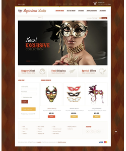 VirtueMart e-shop šablona na téma Halloween č. 43755