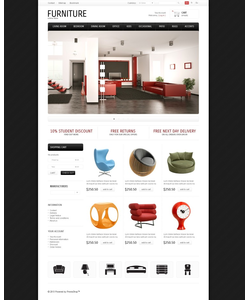 PrestaShop e-shop šablona na téma Interiér a nábytek č. 44268
