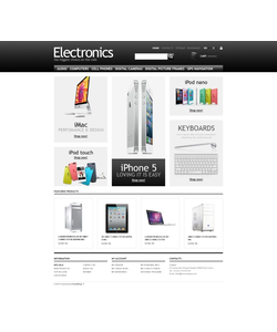 PrestaShop e-shop šablona na téma Elektronika č. 44654