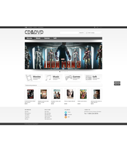 PrestaShop e-shop šablona na téma Zábava č. 44761