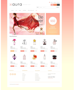PrestaShop e-shop šablona na téma Krása č. 44908