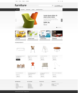 PrestaShop e-shop šablona na téma Interiér a nábytek č. 45011