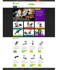 PrestaShop e-shop šablona na téma Sport č. 45243