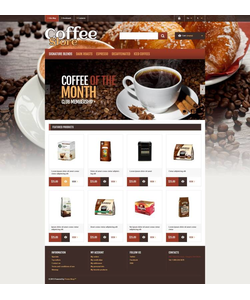 PrestaShop e-shop šablona na téma Café a restaurace č. 45301