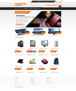 PrestaShop e-shop šablona na téma Počítače č. 45550