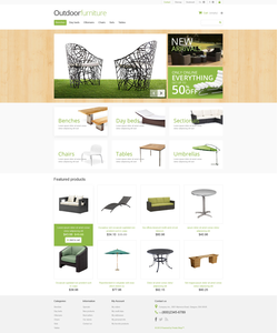 PrestaShop e-shop šablona na téma Interiér a nábytek č. 46150