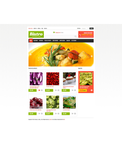 VirtueMart e-shop šablona na téma Café a restaurace č. 46647