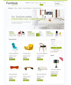 VirtueMart e-shop šablona na téma Interiér a nábytek č. 47165