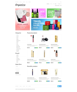 VirtueMart e-shop šablona na téma Krása č. 48011