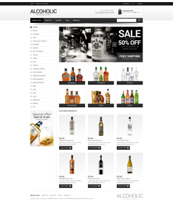 VirtueMart e-shop šablona na téma Jídlo a pití č. 48948