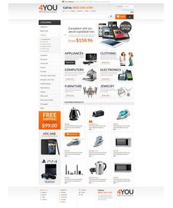 VirtueMart e-shop šablona na téma Podnikání č. 53547