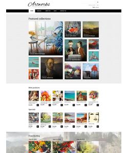 VirtueMart e-shop šablona na téma Umění a fotografie č. 55161