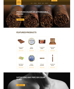 VirtueMart e-shop šablona na téma Tobacco Templates č. 57723