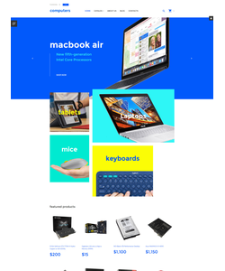 VirtueMart e-shop šablona na téma Počítače č. 57725
