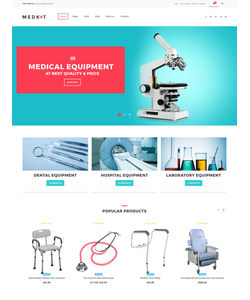 WooCommerce e-shop šablona na téma Lékařské č. 62047