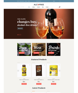 VirtueMart e-shop šablona na téma Jídlo a pití č. 62142
