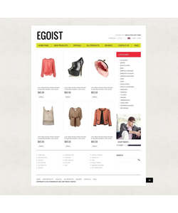 Zen Cart e-shop šablona na téma Móda č. 39691