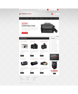 Zen Cart e-shop šablona na téma Elektronika č. 41513