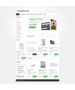 Zen Cart e-shop šablona na téma Počítače č. 45165