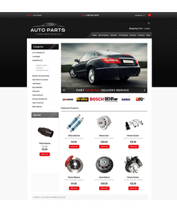Zen Cart e-shop šablona na téma Auta č. 46688