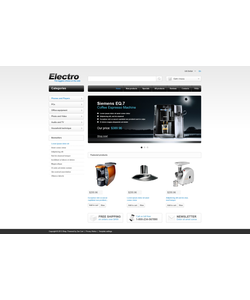 Zen Cart e-shop šablona na téma Elektronika č. 46973