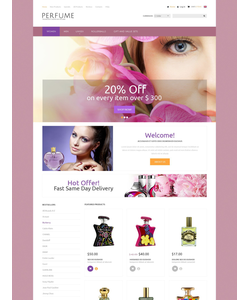Zen Cart e-shop šablona na téma Krása č. 52366