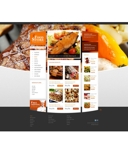 Zen Cart e-shop šablona na téma Jídlo a pití č. 52462