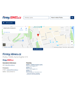 Firemní zápis - iDnes Firmy | WebDron.cz