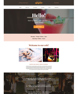 WordPress šablona na téma Café a restaurace č. 58390