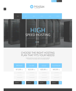 Joomla šablona na téma Hosting č. 55704