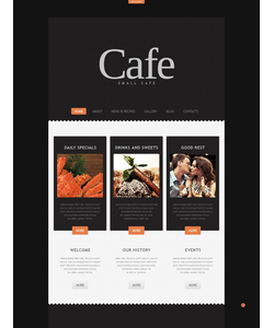 Joomla šablona na téma Café a restaurace č. 44559