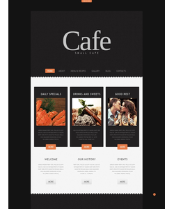 Joomla šablona na téma Café a restaurace č. 44559