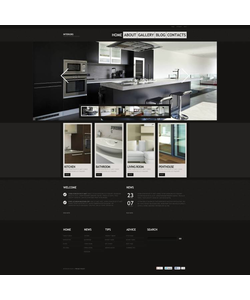 Flash CMS šablona na téma Interiér a nábytek č. 45978