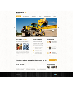 Joomla šablona na téma Průmysl č. 46094