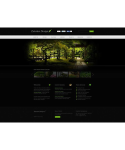 Flash CMS šablona na téma Venkovní design č. 48367