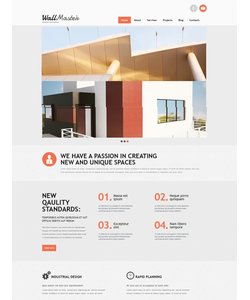 Joomla šablona na téma Architektura č. 51011