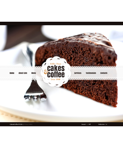 Flash CMS šablona na téma Café a restaurace č. 41377