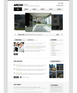 Flash CMS šablona na téma Architektura č. 41384