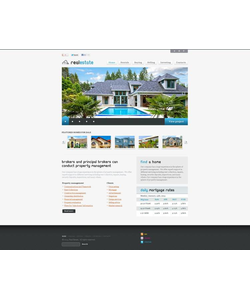 Flash CMS šablona na téma Nemovitosti č. 45655