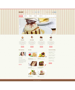 Flash CMS šablona na téma Café a restaurace č. 45671