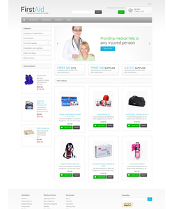 Magento e-shop šablona na téma Lekařské č. 48582