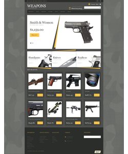 Magento e-shop šablona na téma Vojenské č. 49063
