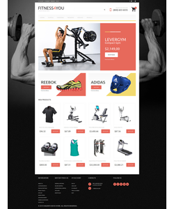 Magento e-shop šablona na téma Sport č. 50629