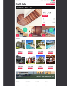 Magento e-shop šablona na téma Nemovitosti č. 50897